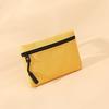Mini borsa portamonete in tela con cerniera semplice per bambini, tasca porta soldi, colore solido, portachiavi, donna, uomo, portafoglio carino, mini borsa