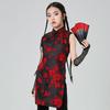 Chinese Style Jazz Dance Costumes for Girls – Trendy Performance Set for Model Runway Shows