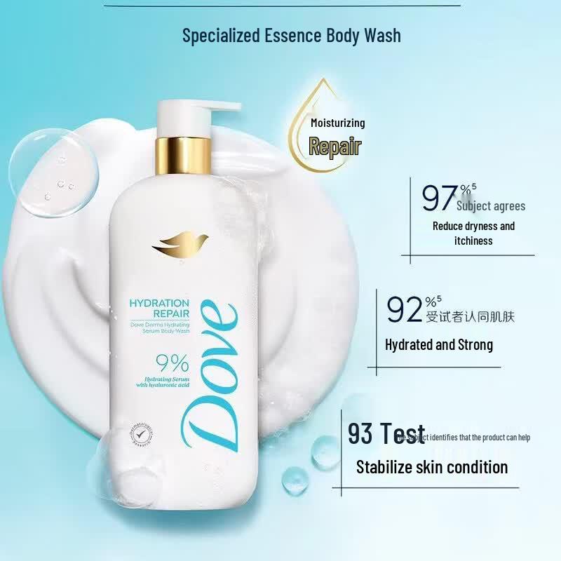 Dove Hyaluronic Acid Hydrating Shower Milk