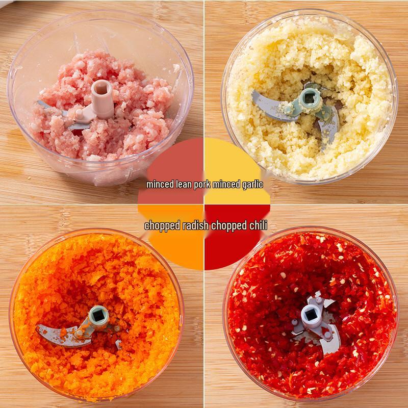 Hand-Pull Food Chopper and Mincer