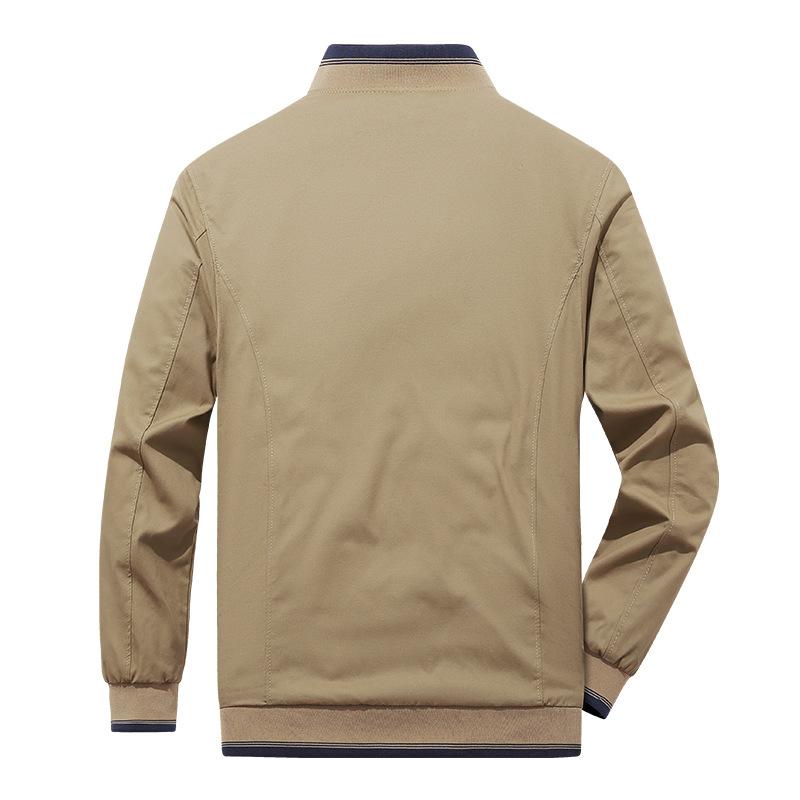 Spring and Fall Men's Two Sides Wear Business Casual Jacket Double Side Wear Coat Plus Size