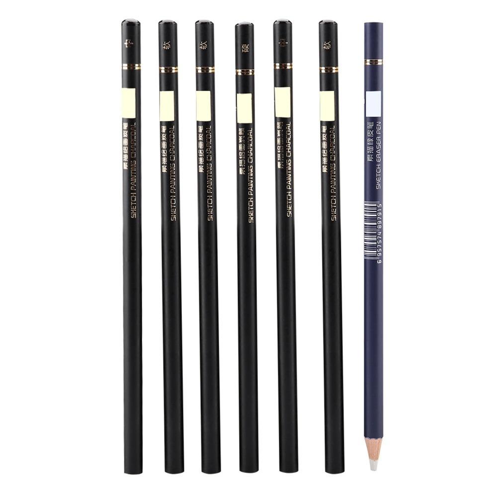 29PCS Double End Extension Design Art Drawing Pencil Set Charcoal Sketch Pencils  Art Tone Rendering