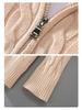 2025 Autumn/Winter Men's High Neck Thick Knit Zipper Cardigan Sweater