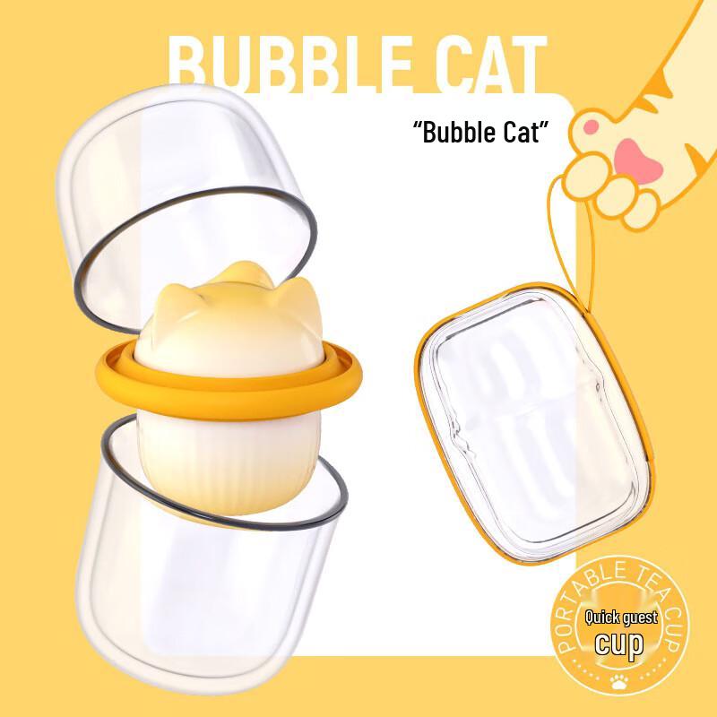 

Cute Bubble Cat Portable Travel Tea Set TST3230