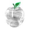 5pcs Transparent Plastic Christmas Decorations Balls Apple Shaped Display Holder Clear Bauble Ornament Openable Design