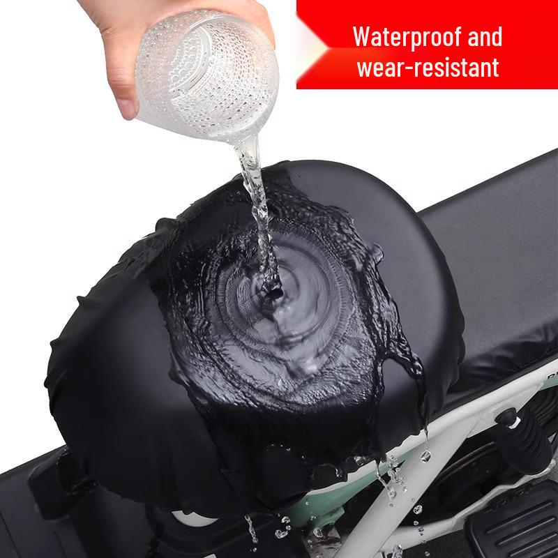 All-Season Waterproof & Sunproof Electric Bicycle Seat Cover - Thickened Cushion for Small Electric Vehicles