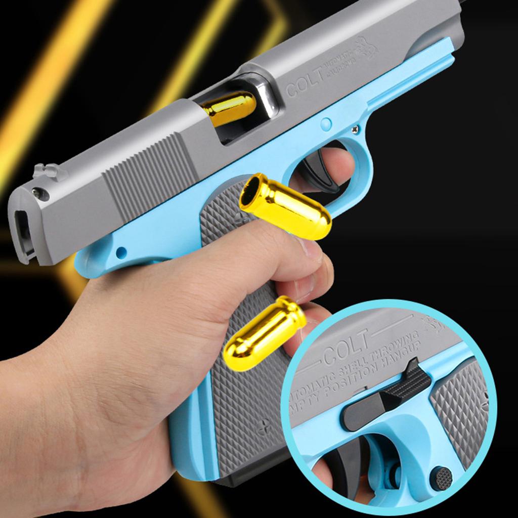 Mini Model Gravity Straight Jump Toy 3d Printed Gun Non-Firing Cub Kids Stress Children Relief Toys Wedding Party Supplies