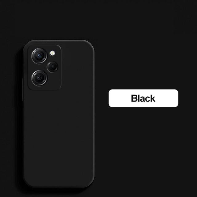 Firkantet full beskyttelsesdeksel Flytende silikon telefonveske for POCO X5 PRO 5G X5Pro X 5 POCOX5PRO 5G 6,67 TOMMES