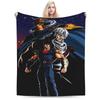 Warm Blanket Children Travel Hokuto No Ken Survivor Cute Throw Blanket  Flannel Bedspread For Living Room Funny Sofa Bed Cover