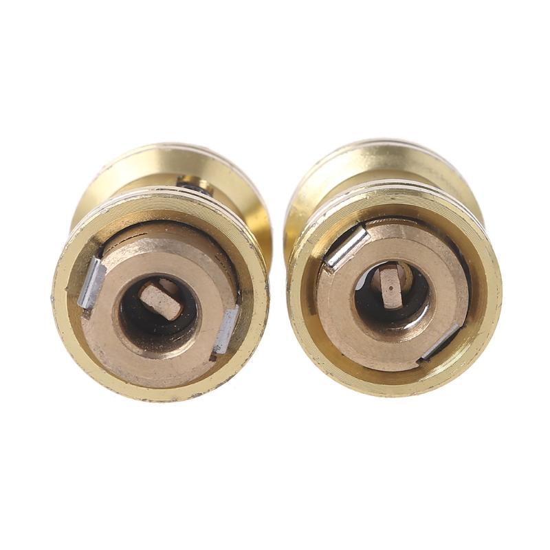 6.5/8mm Air Chuck Adapter Tire Inflator Tire Chuck Compressor Pump Accessories Gold Tone for Vehicle
