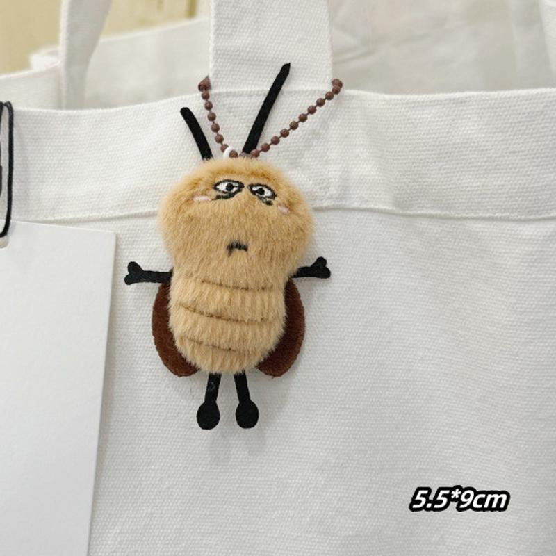 

Креативная кукла-таракан брелок-подвеска милые забавные плюшевые тараканы игрушки брелок украшение для рюкзака аксессуары подарки