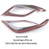 Car Accessories Fit For Toyota Highlander 2020 2021 2022 2023 2024 2025 Exterior Decoration Rear Fog Light Lamp Frame Cover Trim (Glossy Chrome