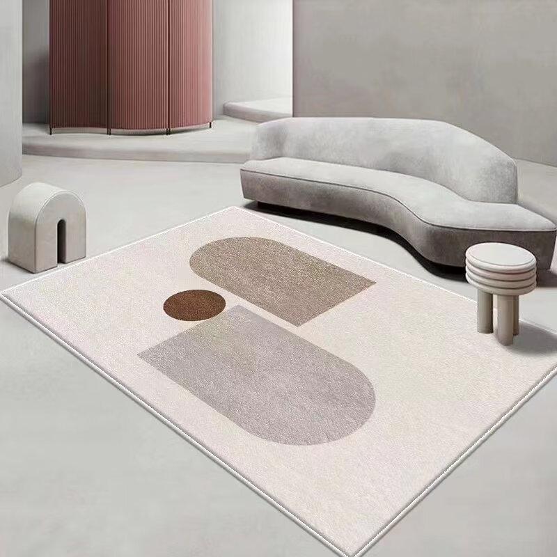 Визионерский скандинавский ковер для гостиной из искусственного кашемира