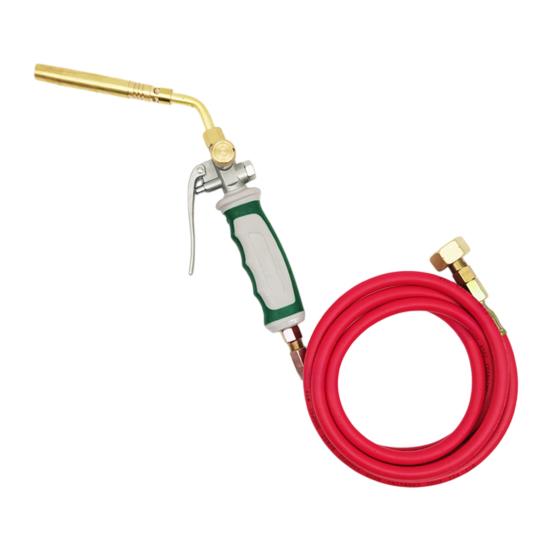 Klempner-Lötlampe mit 1,6 m Gummischlauch Abzugszündung Propan-Lötlampe Klempner Butangas-Lötlampe zum Löten