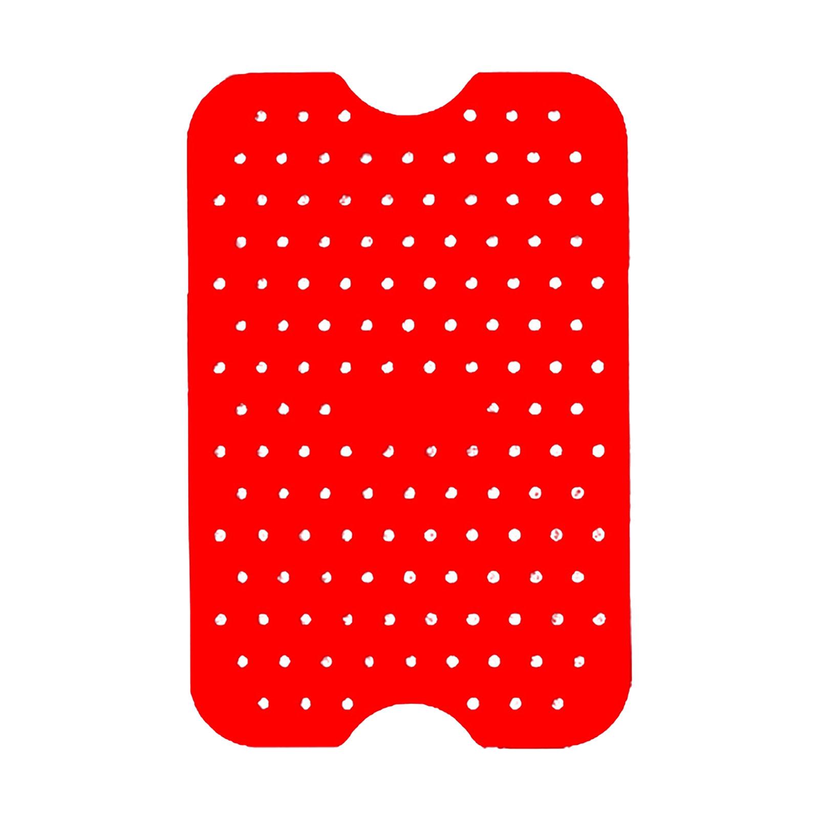 

Reusable Rectangular Fryer Silicone Pad One Size червоний