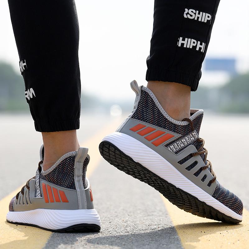 Pracovní obuv, odolná proti nárazu a propíchnutí, lehká a prodyšná, pohodlná a módní bezpečnostní obuv