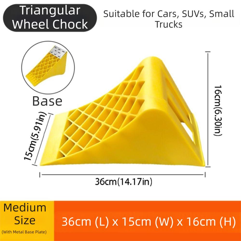 Non Slip Wheel Chocks Heavy Duty Wheel Chock Stopper Block ABS Stop Slider  Cars
