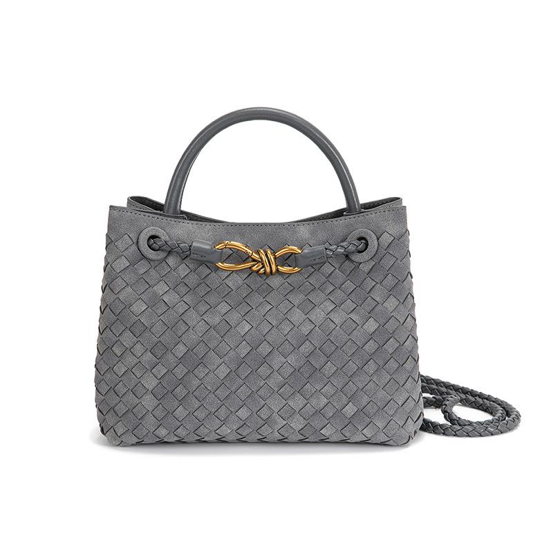New poplar forest style woven metal rope tote bag women's portable messenger bag