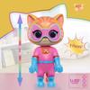 Just Play Disney Junior Super Kitty Cattastic Transforming Genie Lights and Sounds Figure for Ages 3 and Up