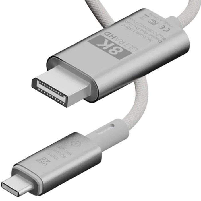 Câble USB-C vers HDMI - LINQ - ProCable - 8K Ultra HD - 2 mètres - Gris clair
