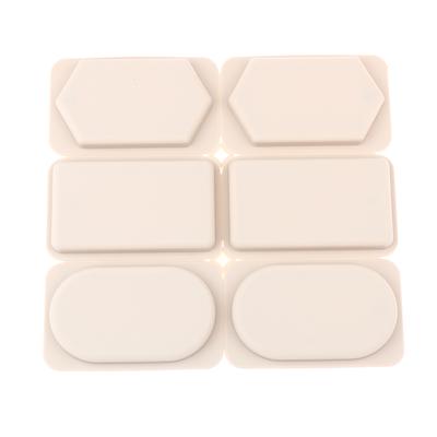 6-Cavity Soap Mold Round Rectangle Shaped Silicone Mold Ice Mold Aromatherapy Wax Plaster Model Gift Tool Diy Cake Molds