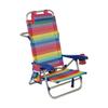 Multicolor Textiline Beach Chair
