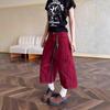 Vintage Deconstructie Heldere Lijn Multi-pocket Werkbroek Shorts Heren en Dames Zomer Losse Casual Jeans