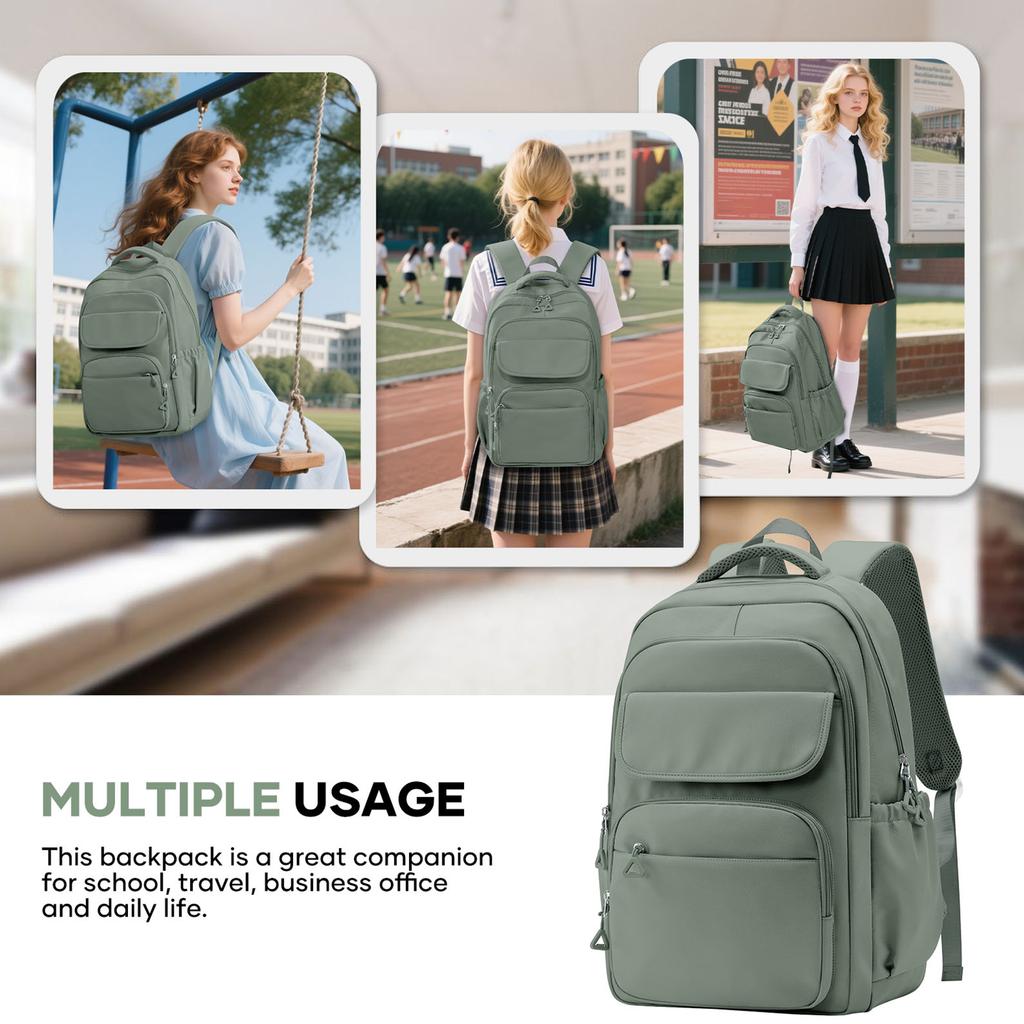 Laptop Backpacks 15.6 Inch College School Backpack, Primary Junior High Girls Boys School  Schoolbag, Large Bookbags For Teens