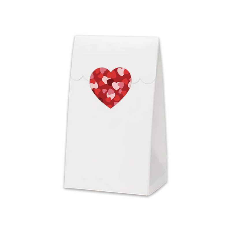 500pcs Heart Shape Valentine's Day Stickers Birthday Party Seal Labels Good Cute Stickers Box Tag