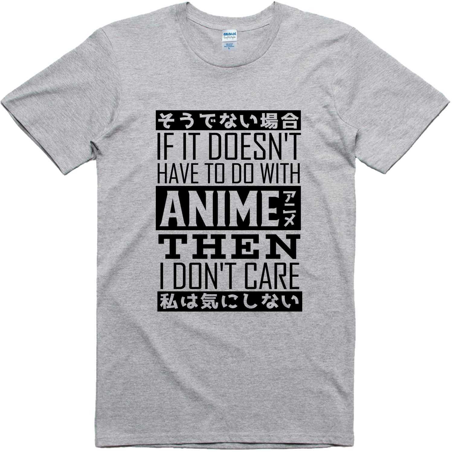 Mens Anime T Shirt Funny Fanatic Design Regular Fit 100% Cotton Tee S