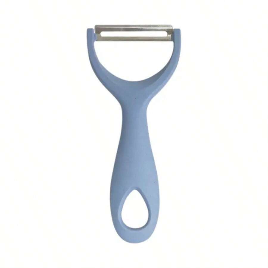 1pc Fruit Peeler, Vegetable Peeler, Creative Peeler, Stainless Steel Peeler, Potato Peeler, Kitchen Peeler Blue разноцветный