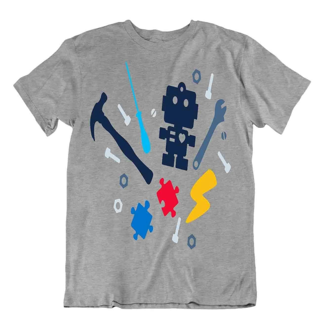Engineer Tools T-Shirt Funny Comic Producer Tshirt Birthday Gift S
