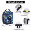 The Black Cat Looks At The Starry Sky Insulated Lunch Bag for Women Cooler Thermal Food Box Tote Leakproof Lunch Boxes Container