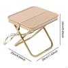 Camping Stool Folding Fishing Oxford Cloth Heavy Duty for Backpacking Outdoor