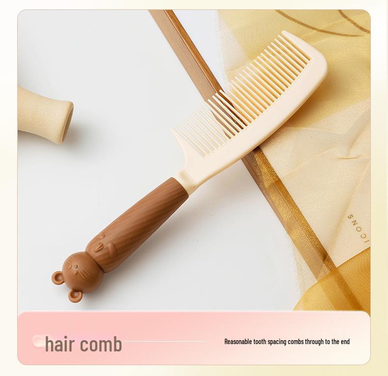 Portable Hairdressing Set: Soft Scalp Massage Comb & Air Cushion Curler for Women