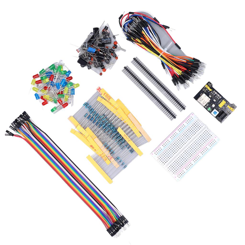 Elektronikbauteileset Sortiment Steckplatine Kondensator Widerstand für Raspberry Pi