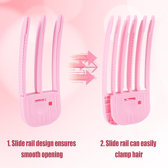 Fluffy bangs styling comb, plastic style styling comb hair root lifting comb tool hair volume clip