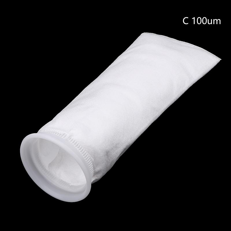 1Pc Fish Tank Filter Bags Sump Filter Socks 50/75/100 Micron Reusable Fish Tank Felt Filter Bags For Fish Tank Filtration Pond