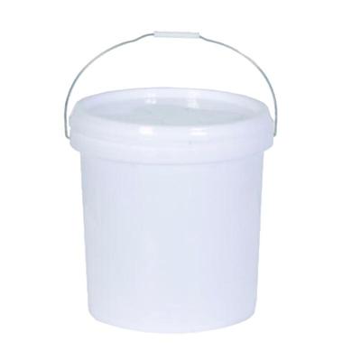 Xindrui 10L Thickened White Plastic Bucket with Lid