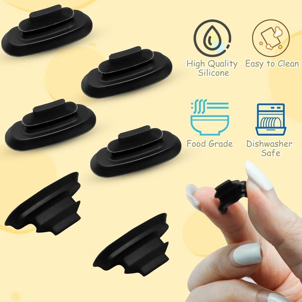 6pcs Silicone Rubber Lid Stopper Food Grade Mug Lid Stopper Coffee Mug Stoppers for Contigo