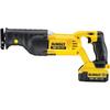 DeWalt Cordless Reciprocating Power Cutting Brushless Free 4Ah Battery Chargers DCS380M2 (DEWALT) Saw, Tool, Tool, Motor, Angle, 4-Way Clamp, 18V, (2