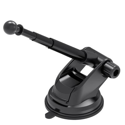 17mm Suction Cup Base with Aluminium Telescopic Arm for Dashboard And Windshield Use Car Phone Mounts On Smooth Surfaces