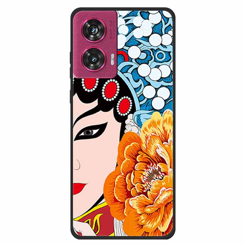 Dla Motorola Edge 50 Fusion 5G Etui na telefon Wzór Nadruk Miękki TPU Pokrowiec Ochronny