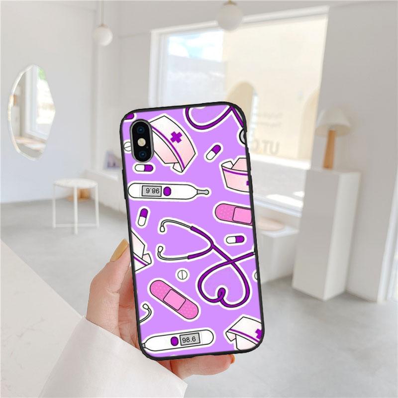 PP50 Nurse Doctor Stethoscope Soft Shell Phone Case for Xiaomi Xiaomi Poco M4 M5 M6 M7 X3 X6 X7 F8 Ultra Pro GT NFC