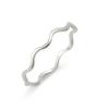 Minimalist High End Matte Circle Vacuum Gold Plated Non Tarnish Stackable Rings For Women Elegant Jewelry Set