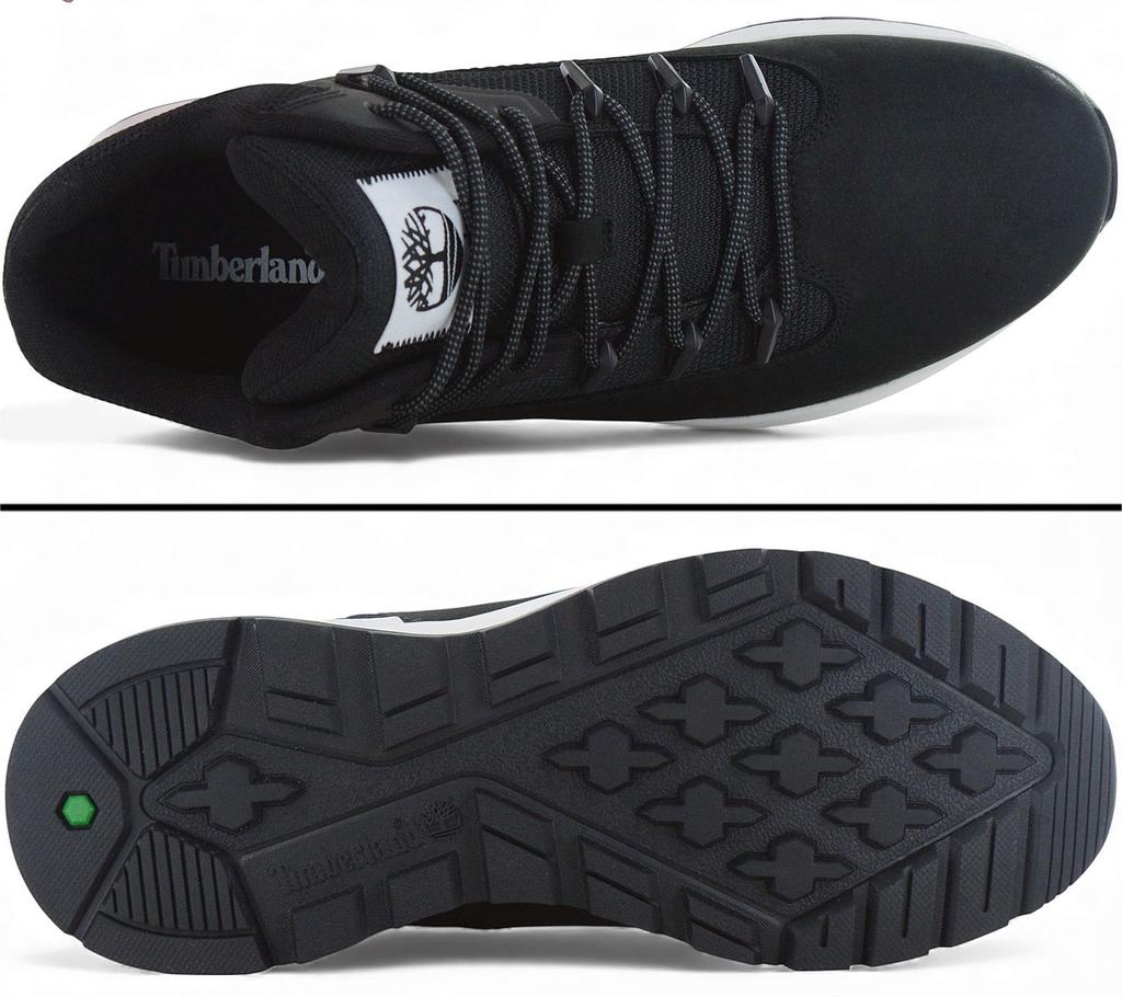 TIMBERLAND Sprint Trekker Mid - Herren Schuhe Stiefel Sneakers Leder Schwarz TB0A6CPS-W05 ORIGINAL