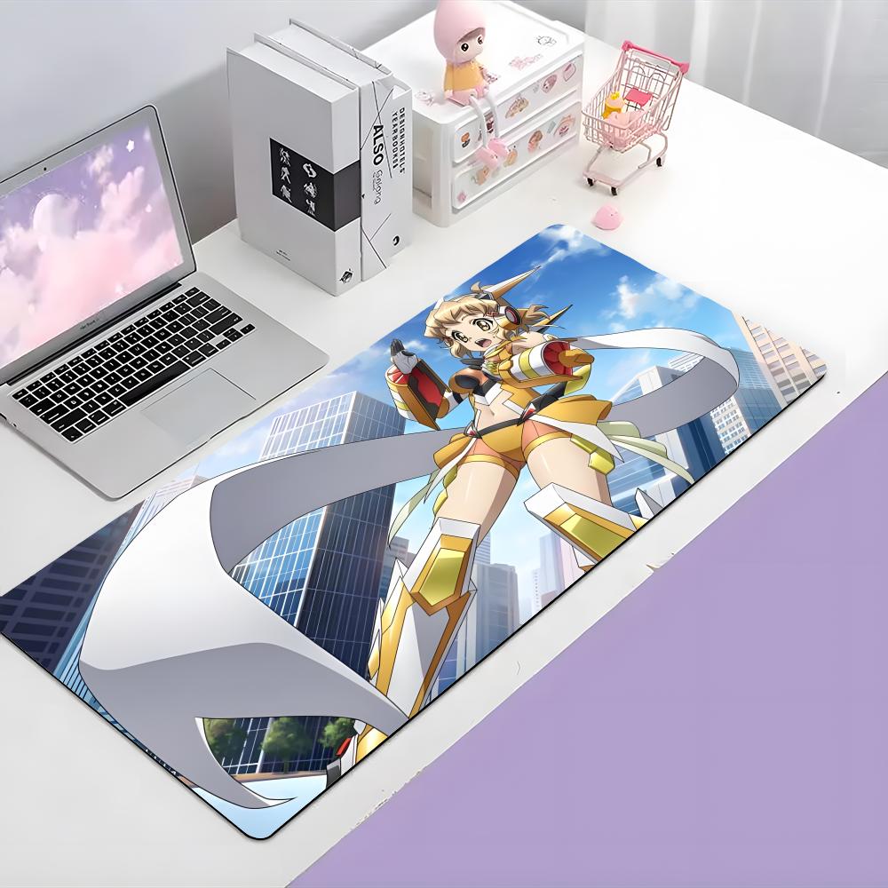 Cool Musical Anime SSymphogear Hibiki Tachibana Mouse Pad Large Gaming Mousepad With Thick Stitched Edge NonSlip Desk Mat