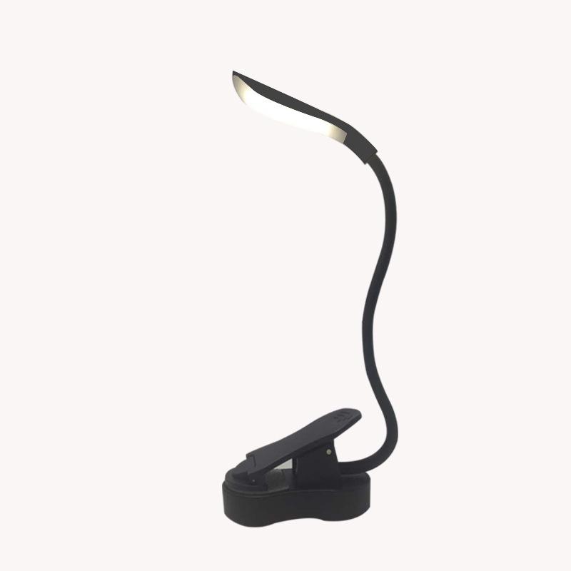 LED USB Rechargeable Portable Book Clip Lamp - Eye Protection Reading and Study Light