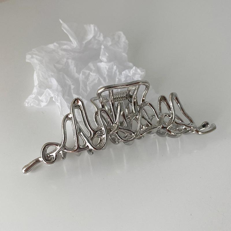 

Kshmir Irregular metal hairpin for women back of the head with big grab clip headdress for women trend jewelry gift 2023