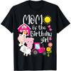 Farm Animals Mom Of The Birthday Girl Party Barnyard Bday T-Shirt